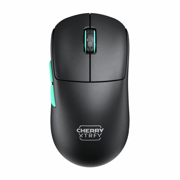 Cherry XTRFY M68 Wireless, RF Wireless, 26000 DPI, Schwarz, Türkis