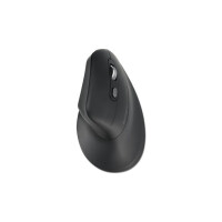 Kensington Pro Fit Ergo MY630 EQ, rechts, Vertikale Ausführung, RF Wireless + Bluetooth + USB Type-A, 2400 DPI, Schwarz