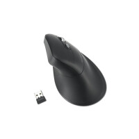 Kensington Pro Fit Ergo MY630 EQ, rechts, Vertikale Ausführung, RF Wireless + Bluetooth + USB Type-A, 2400 DPI, Schwarz