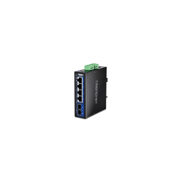 TRENDnet Hardened Industrial DIN-Rail Switch - Switch - 1 Gbps