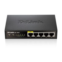 D-Link DES-1005P, Unmanaged, Vollduplex, Power over...