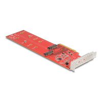 Delock PCI Express x8 Karte zu 2 x intern NVMe M.2 Key M...