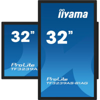 Iiyama TF3239AS-B1AG, Digital Signage Flachbildschirm, 80 cm (31.5"), LED, 1920 x 1080 Pixel, 24/7