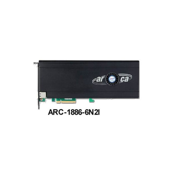 Areca Raid Controller ARC-1886-6N2I 6x M.2 und 2-Port Tri Mode PCIe 4.0 x8 FH - USED ohne - Raid-Controller - Serial ATA