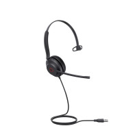 Yealink UH35 Mono Teams USB-A Headset, Kabelgebunden, 20 - 20000 Hz, Büro/Callcenter, 96,5 g, Kopfhörer, Schwarz