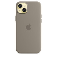 Apple iPhone 15 Silikon Case mit MagSafe Plus – Tonbraun, Cover, Apple, iPhone 15 Plus, 17 cm (6.7"), Graubraun