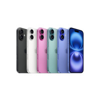 Apple iPhone 16 , 15,5 cm (6.1"), 2556 x 1179 Pixel, 128 GB, 48 MP, iOS 18, Schwarz