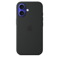 Apple iPhone 16 Silikon Case mit MagSafe – Schwarz,...