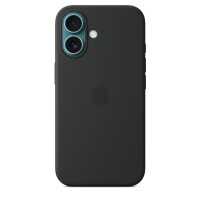 Apple iPhone 16 Silikon Case mit MagSafe – Schwarz,...