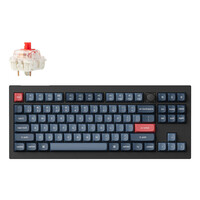 Keychron V3 Max schwarz/blaugrau DE-Layout Gateron...