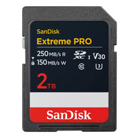 SanDisk Extreme PRO 2TB SDXC 250MB/s UHS-I