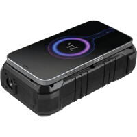 SANDBERG Survivor Powerbank 27000 PD65W, 27000 mAh, Power Delivery, Quick Charge 3.0, Kabelloses Aufladen, Schwarz