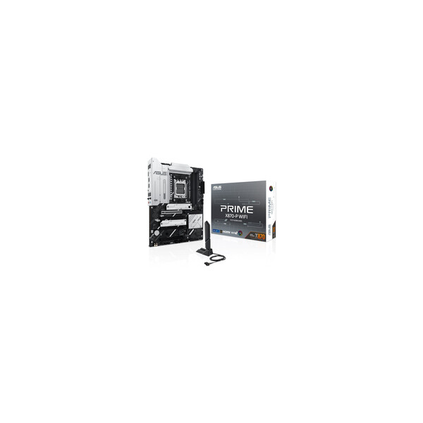 ASUS Prime X870-P WIFI, AMD, Sockel AM5, AMD Ryzen 7000 Series, AMD Ryzen 8000 Series, AMD Ryzen 9000 Series, Sockel AM5, DDR5-SDRAM, 192 GB - Mainboard - AMD Sockel AM5 (Ryzen Zen4)