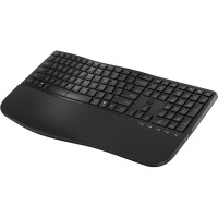 HP 685 Comfort Dual-Mode Keyboard, Volle Größe (100%), Kabellos, RF Wireless + Bluetooth, Membran Key Switch, Schwarz