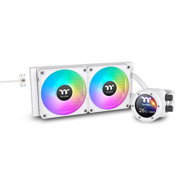 Thermaltake TH280 V2 Ultra EX ARGB, All-in-One-Flüssigkeitskühler, 14 cm, 500 RPM, 2000 RPM, 30,7 dB, 90,3 cfm