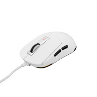natec GENESIS Krypton 660, Beidhändig, Optisch, USB Typ-A, 12000 DPI, Weiß