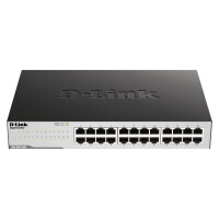 D-Link GO-SW-24G, Unmanaged, Gigabit Ethernet (10/100/1000), Vollduplex