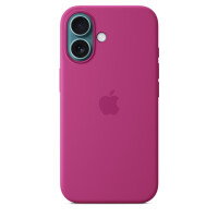 Apple iPhone 16 Silikon Case mit MagSafe – Fuchsia,...