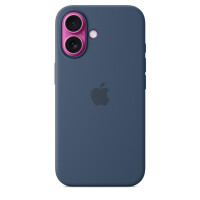 Apple iPhone 16 Silikon Case mit MagSafe – Denim,...