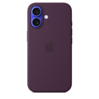Apple iPhone 16 Silikon Case mit MagSafe – Pflaume,...