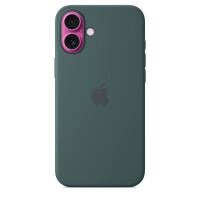 Apple iPhone 16 Plus Silikon Case mit MagSafe – Seegrün, Cover, Apple, iPhone 16 Plus, 17 cm (6.7"), Grün