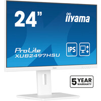 Iiyama TFT XUB2497HSU IPS 24//HDMI/DP/2xUSB/hoev/weiß - Flachbildschirm (TFT/LCD) - 60,5 cm