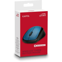 SPEEDLINK KAPPA, rechts, Optisch, RF Wireless, 1600 DPI, Schwarz, Blau