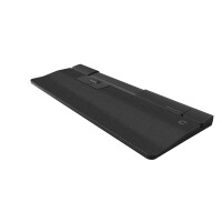 Contour Design SliderMouse Pro (Kabelgebunden) mit Extended Handballenauflage aus veganem Leder, Beidhändig, Rollerbar, USB Typ-A, 2800 DPI, Schwarz