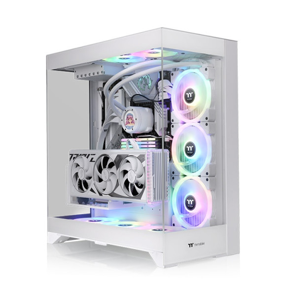 Thermaltake CTE E550 TG, Midi Tower, PC, Weiß, ATX, EATX, micro ATX, Mini-ITX, SPCC, Gaming