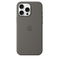 Apple iPhone 16 Pro Max Silikon Case mit MagSafe – Steingrau, Cover, Apple, iPhone 16 Pro Max, 17,5 cm (6.9"), Grau
