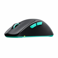 Cherry XTRFY M64 Wireless, RF Wireless, 26000 DPI, Schwarz, Türkis