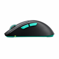 Cherry XTRFY M64 Wireless, RF Wireless, 26000 DPI, Schwarz, Türkis