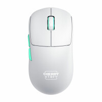 Cherry XTRFY M68 Wireless, RF Wireless, 26000 DPI, Blau, Türkis, Weiß