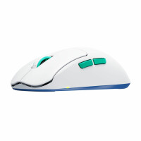 Cherry XTRFY M68 Wireless, RF Wireless, 26000 DPI, Blau, Türkis, Weiß