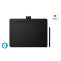 Wacom Intuos M Bluetooth, Verkabelt & Kabellos, 2540 lpi, 216 x 135 mm, USB/Bluetooth, 7 mm, Stift