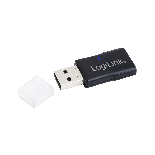 LogiLink WLAN WL0086A, Kabellos, USB, WLAN, 300 Mbit/s, Schwarz