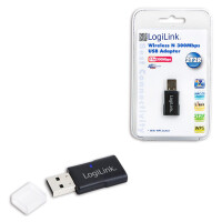 LogiLink WLAN WL0086A, Kabellos, USB, WLAN, 300 Mbit/s,...
