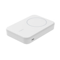 Belkin BoostCharge Pro, 8000 mAh, Kabelloses Aufladen, Weiß