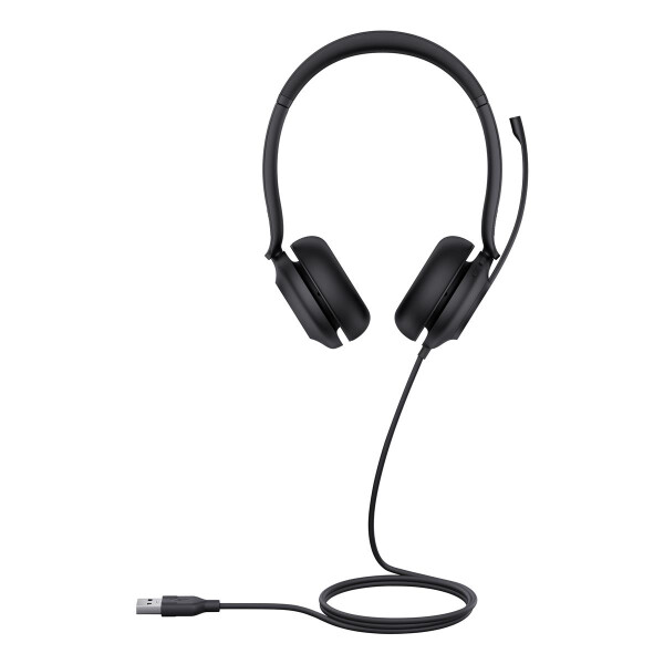 Yealink UH35 Dual UC USB-A Headset, Kabelgebunden, 20 - 20000 Hz, Büro/Callcenter, 139,5 g, Kopfhörer, Schwarz