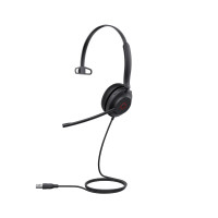 Yealink UH35 Mono UC USB-A Headset, Kabelgebunden, 20 - 20000 Hz, Büro/Callcenter, 96,5 g, Kopfhörer, Schwarz