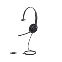 Yealink UH35 Mono UC USB-A Headset, Kabelgebunden, 20 - 20000 Hz, Büro/Callcenter, 96,5 g, Kopfhörer, Schwarz