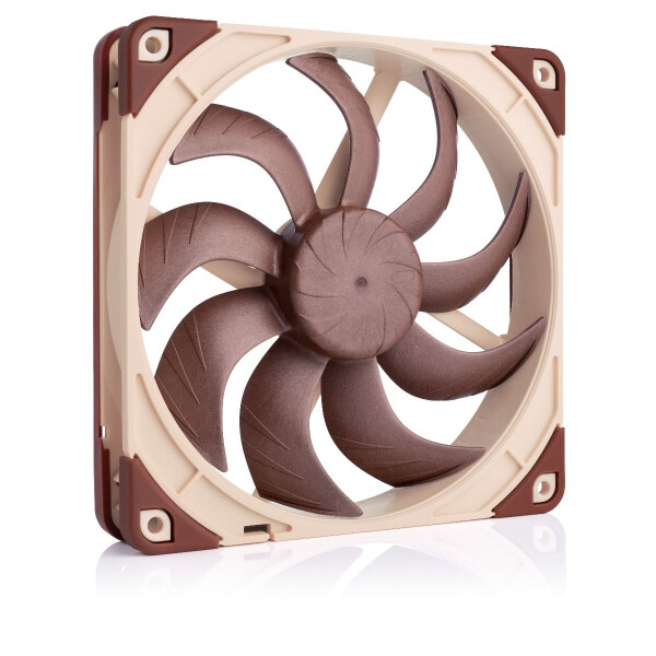 Noctua NF-A14X25 G2 LS-PWM, Luftkühlung, 14 cm, 800 RPM, 11,4 dB, 81,6 m³/h, Beige, Braun