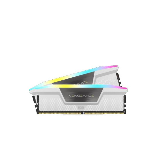 Corsair Vengeance RGB CMH64GX5M2B5600C40W, 64 GB, 2 x 32 GB, DDR5, 5600 MHz, 288-pin DIMM