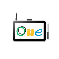 Wacom One 12, Verkabelt & Kabellos, 2540 lpi, 257 x 145 mm, USB, Stift, 29,5 cm (11.6")