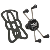 Ram Mounts RAM-HOL-UN10BU, Handy/Smartphone, Passive Halterung, Auto, Schwarz, Edelstahl