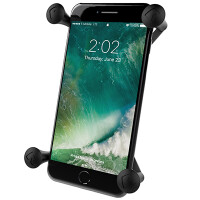 Ram Mounts RAM-HOL-UN10BU, Handy/Smartphone, Passive Halterung, Auto, Schwarz, Edelstahl