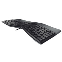 Cherry KC 4500 ERGO, Volle Größe (100%), Kabelgebunden, USB, QWERTY, Schwarz