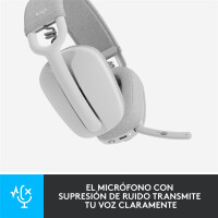 Logitech Zone Vibe 100, Kabellos, Anrufe/Musik, 185 g, Kopfhörer, Weiß