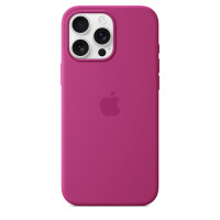 Apple iPhone 16 Pro Max Silikon Case mit MagSafe – Fuchsia, Cover, Apple, iPhone 16 Pro Max, 17,5 cm (6.9"), Fuchsie