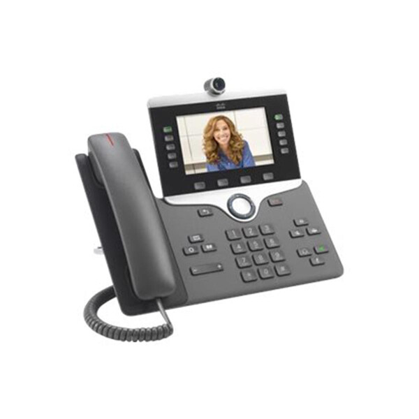 Cisco 8845, IP-Telefon, Schwarz, Kabelgebundenes Mobilteil, Polycarbonat, Tisch/Wand, LCD